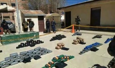 En Oruro, la Felcn secuestra cocaína y marihuana valuadas en más de $us 885 mil