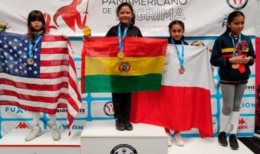 Cuatro niños y cuatro adultos cosechan 10 medallas para Bolivia en el Panamericano de Esgrima