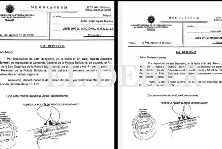 Repliegan a dos policías que participaron de la captura de Nallar, implicado en el triple asesinato en Porongo