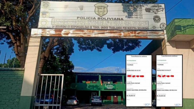 Denuncian a cinco policías por extorsión de 10.000 dólares