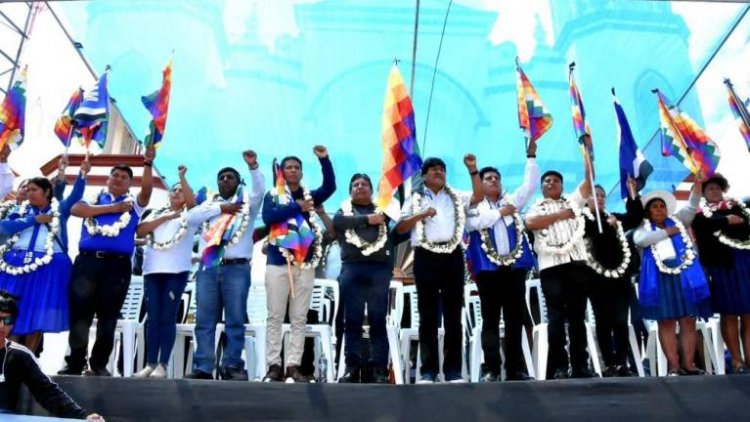 Evo a Choquehuanca: “Nos quieren enfrentar viejitos con jovencitos”