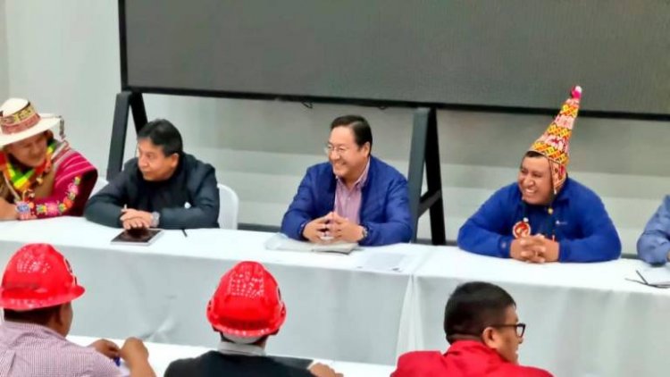 Reunión de Arce, Evo y sectores sociales resuelve vigilar el resultado del encuentro plurinacional por el censo