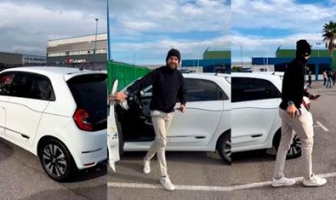 Otra respuesta de Piqué a Shakira tras la canción que le dedicó: llegó manejando un Twingo a la Kings League