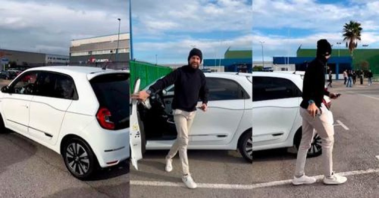 Otra respuesta de Piqué a Shakira tras la canción que le dedicó: llegó manejando un Twingo a la Kings League