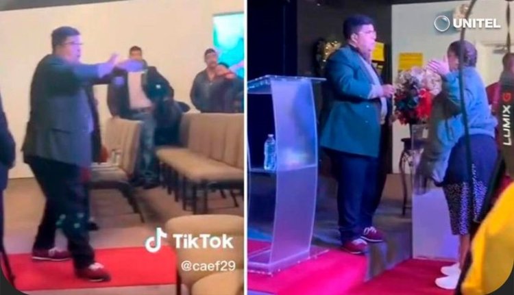 Pastor no logra cobrar el diezmo, pierde el control y bota a todos los feligreses de la iglesia