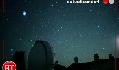 La misteriosa formación en espiral que apareció sobre un observatorio astronómico en Hawaii