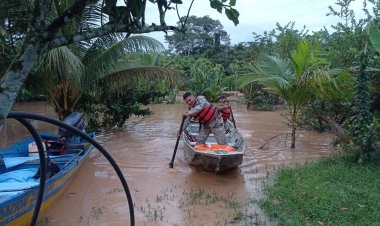 Armada Boliviana en Pando evacúa más de 150 familias por inundaciones