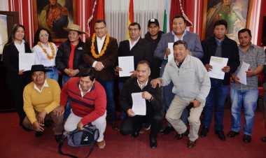 La Gobernación de Tarija realizó el primer desembolso del Prosol 2023