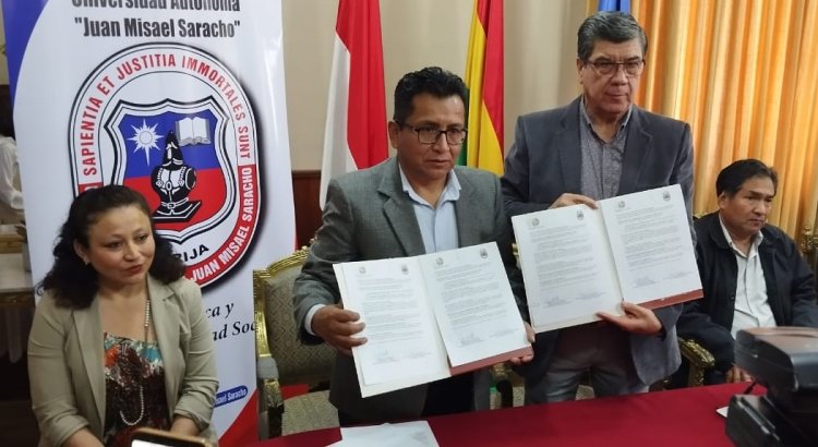 Acuerdo entre la Defensoría del pueblo y la UAJMS para la promoción en derechos humanos