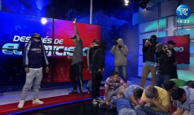 Grupo armado se tomó la instalaciones de TC Televisión en Ecuador