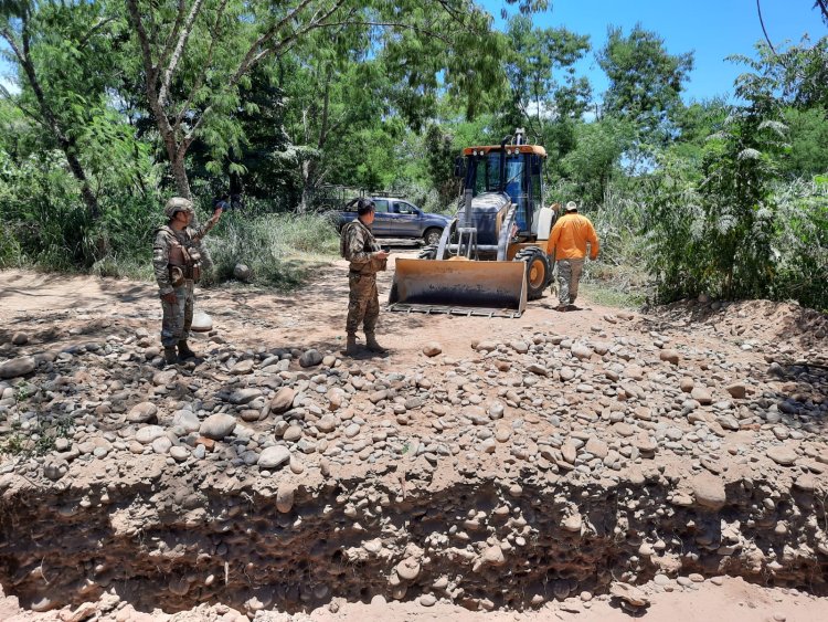 Por segunda vez efectivos militares en Bermejo inhabilitaron puerto clandestino.