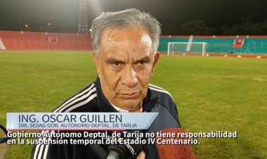 Gobernación de Tarija deslinda de responsabilidad sobre sanción al estadio IV Centenario