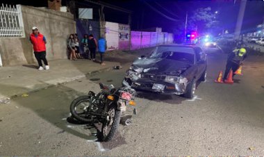 Accidente de tránsito en el barrio La Florida de Tarija dejo dos personas heridas