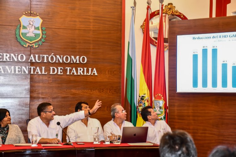 Gobernador de Tarija realizó Audiencia Pública de Rendición de Cuentas Inicial