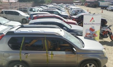 Aduana Nacional comisa 66 vehículos indocumentados valuados en Bs 6.8 millones en Tarija