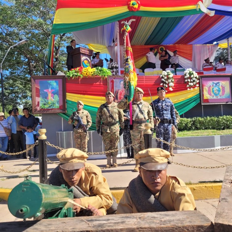 Bolivia y Paraguay conmemoraron en Villamontes el 89 aniversario del Cese de Hostilidades entre los dos países.