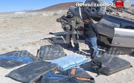 Capturan a un narcotraficante tras una hora de persecución en Potosí.