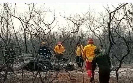 Hallan personas calcinadas en un vehículo en Roboré; se investiga si murieron por los incendios.