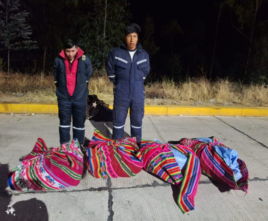 Decomisan 503 paquetes de marihuana en Sucre y detienen a 3 personas
