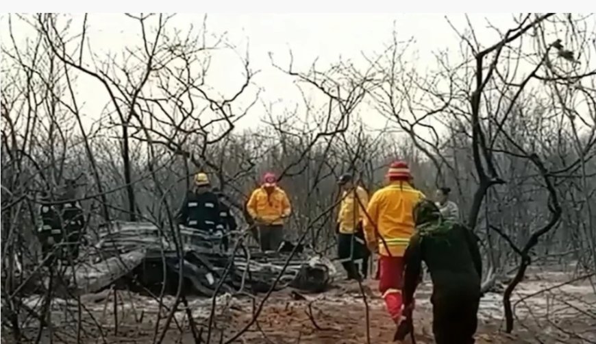 Hallan personas calcinadas en un vehículo en Roboré; se investiga si murieron por los incendios.