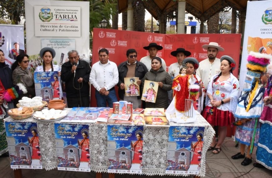 Gobierno Autónomo Departamental de Tarija apoya la festividad religiosa del 10 de agosto en San Lorenzo