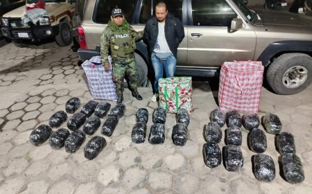 Un Colombiano fue aprehendido en operativo antidrogas en la carretera Sucre-Ravelo