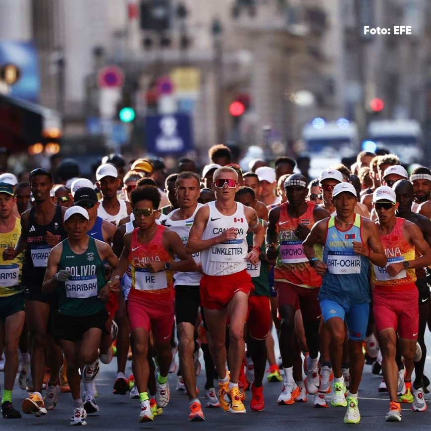 Héctor Garibay finaliza en el puesto 60 en la maratón de los Juegos Olímpicos de París