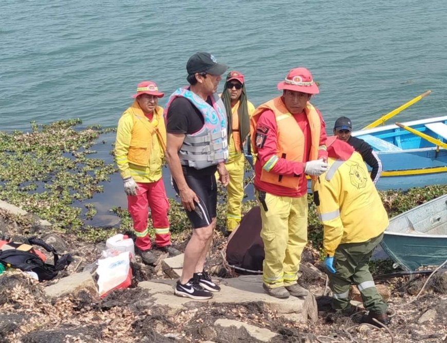 Bomberos voluntarios y la policía lograron recuperar el cuerpo del joven ahogado en Tarija.