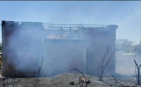 Un Adulto Mayor falleció calcinado al intentar sofocar incendio en una casa.