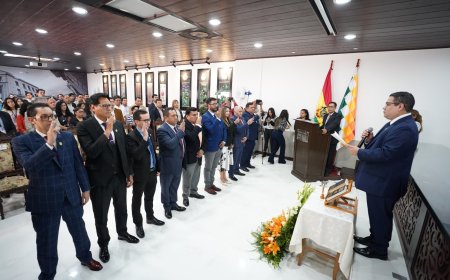 Fiscal General Del Estado, Roger Mariaca, Posesionó A Los Nueve Fiscales Departamentales Del País