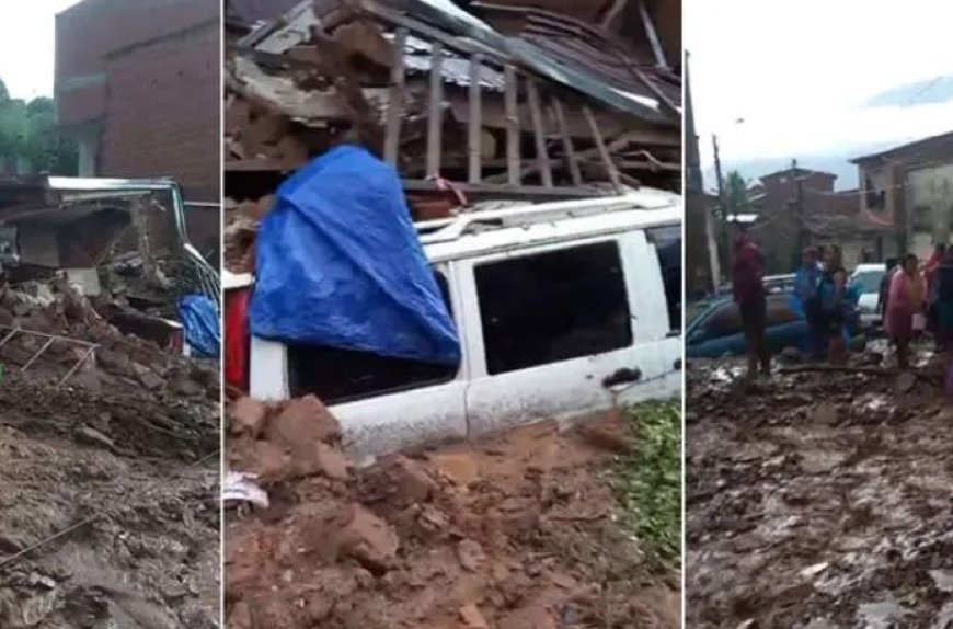 Otra mazamorra causa estragos en Las Mercedes en el Departamento de La Paz