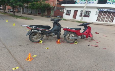 La Colisión De Dos Motocicletas Deja Dos Heridos En La Ciudad Bermejo