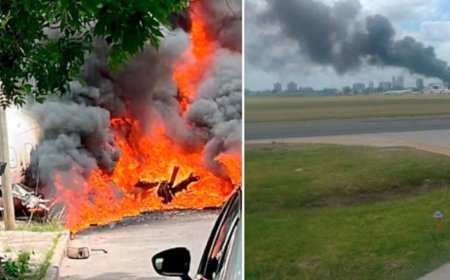 Dos muertos tras la caída de un avión contra una vivienda en Argentina