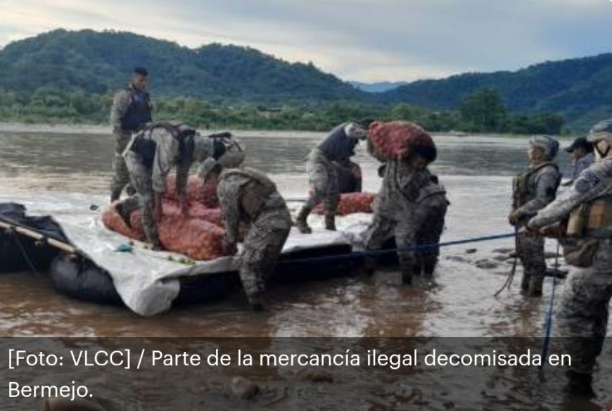 Autoridades bolivianas incautan mercadería ilegal valorada en Bs 80.000 en Bermejo