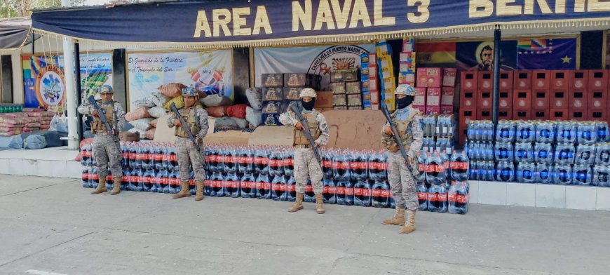 Fuerzas Armadas confiscan Coca Cola de contrabando en Bermejo que era trasladada a la Argentina.