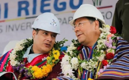 Arce destituye a ministro de Agua investigado por enriquecimiento ilícito.