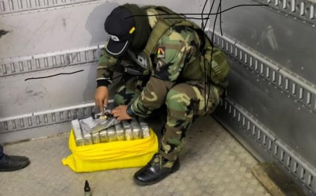 Fiscalía De Tarija Investiga A Hombre Que Llevaba Más De 106 Kilos De Cocaína En Un Camión Frigorífico