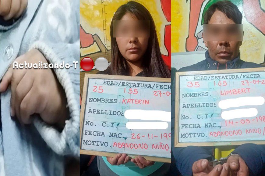 Aprehenden a los Padres que Abandonaron a su Bebé en Oruro