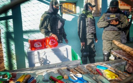 Escándalo en Chonchocoro: Encuentran armas, drogas y lujos en penal de máxima seguridad