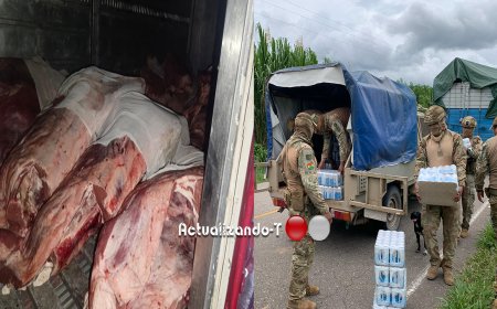 Comando de Lucha Contra el Contrabando Confisca Carne y Cerveza en Bermejo