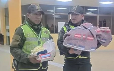 Menor de edad rescata a un recién nacido abandonado en la vía pública.