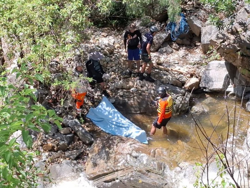 Rescatan el cuerpo del joven turista que cayó al río de Coimata mientras se tomaba una fotografía.
