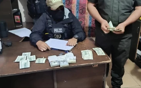 Capturan a dos sujetos por el robo de $us 44.800 en Bermejo