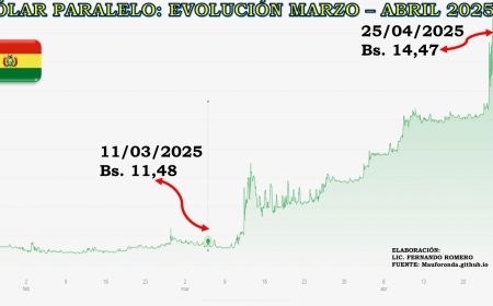BOLIVIA: MONEDA NACIONAL SE DEVALÚA EN AL MENOS 100% RESPECTO AL DÓLAR PARALELO