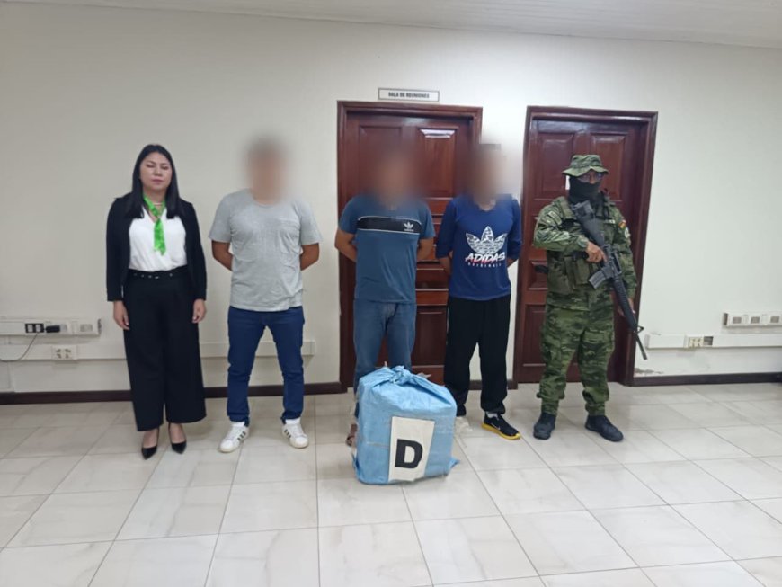 Dos militares y un policía fueron enviados a la cárcel por sustancias controladas