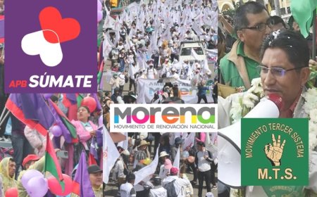 Tres fórmulas presidenciales se hacen públicas en un solo día.