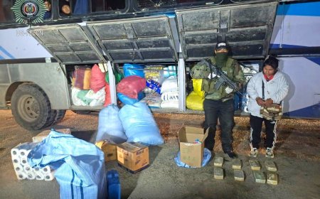 La Can GLORIA Detectó Pasta Base de Cocaína en Flota Interprovincial