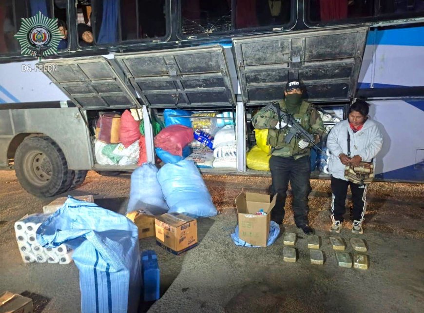 La Can GLORIA Detectó Pasta Base de Cocaína en Flota Interprovincial