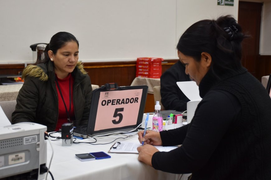 TED y Serecí Tarija atienden solicitudes de rehabilitación y depuración del Padrón Electoral hasta el 17 de junio