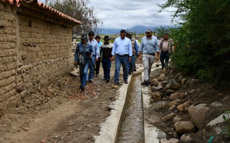 Gobernación de Tarija destaca inversiones de comunidades del PROSOL en sistemas de riego tecnificado